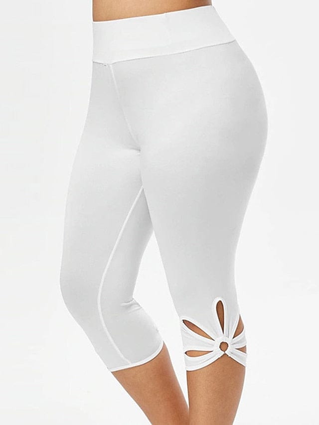 Yoga Fitness Capri Leggings with Tummy Control and Butt Lift for Women