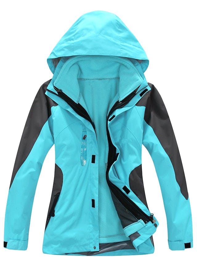 3-in-1 Women's Ski and Hiking Jacket for Winter Outdoor Adventures