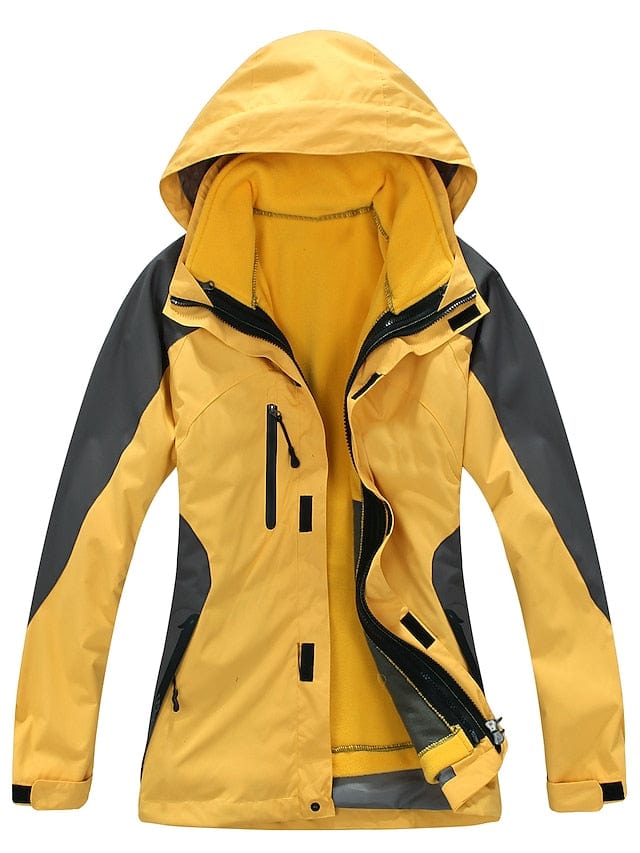 3-in-1 Women's Ski and Hiking Jacket for Winter Outdoor Adventures
