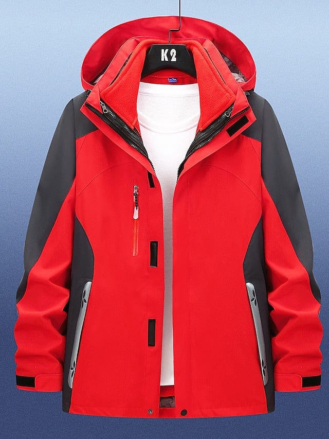 3-in-1 Women's Ski and Hiking Jacket for Winter Outdoor Adventures