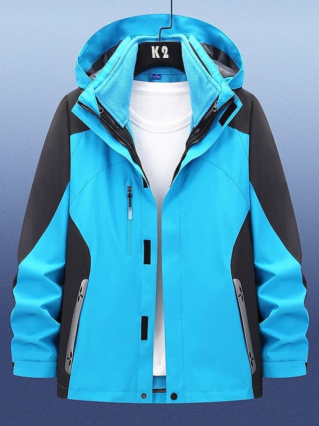 3-in-1 Women's Ski and Hiking Jacket for Winter Outdoor Adventures
