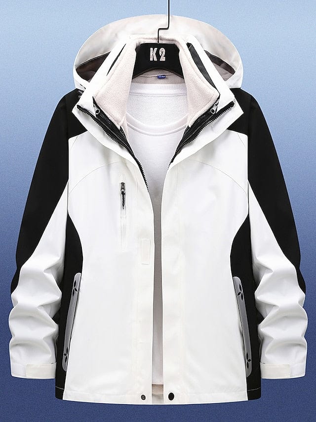 3-in-1 Women's Ski and Hiking Jacket for Winter Outdoor Adventures