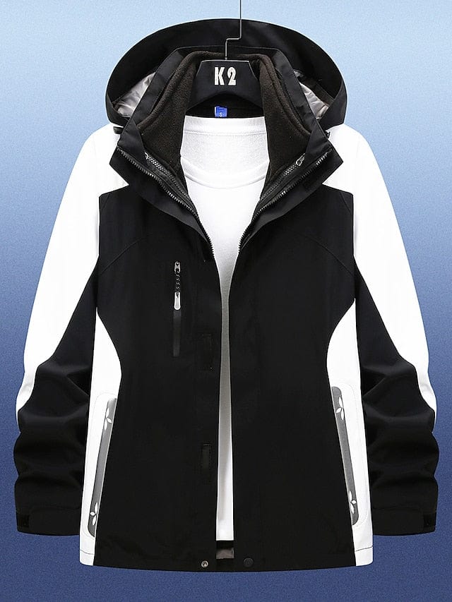 3-in-1 Women's Ski and Hiking Jacket for Winter Outdoor Adventures
