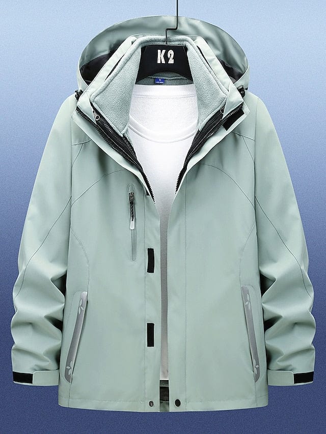 3-in-1 Women's Ski and Hiking Jacket for Winter Outdoor Adventures
