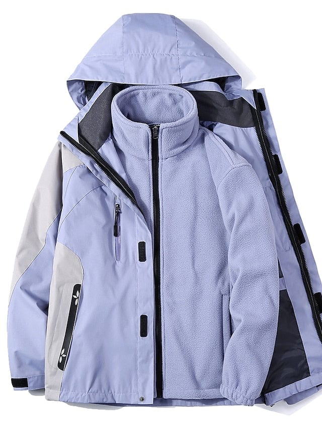 3-in-1 Women's Ski and Hiking Jacket for Winter Outdoor Adventures