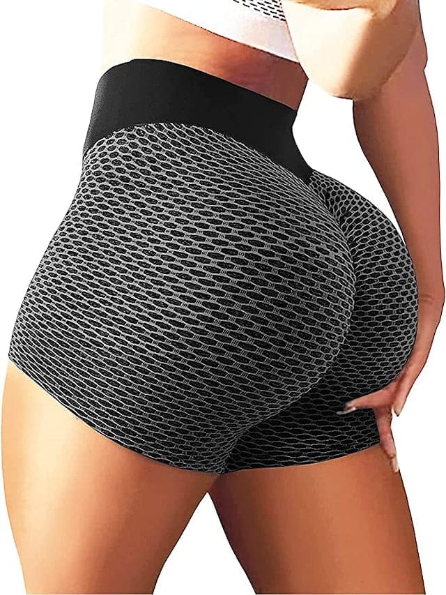 Yoga Fitness Shorts with Criss Cross Butt Lift and Squat-Proof Design for Women