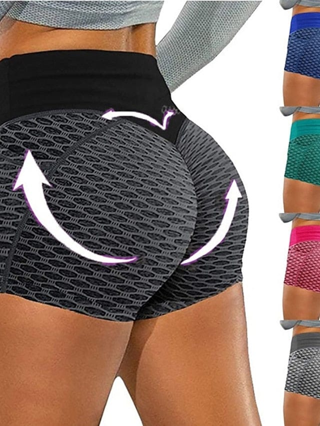 Yoga Fitness Shorts with Criss Cross Butt Lift and Squat-Proof Design for Women