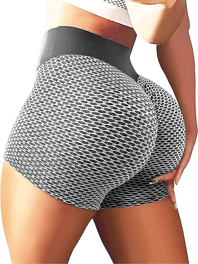 Yoga Fitness Shorts with Criss Cross Butt Lift and Squat-Proof Design for Women