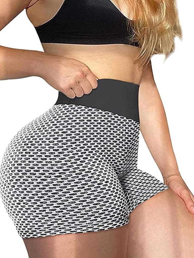 Yoga Fitness Shorts with Criss Cross Butt Lift and Squat-Proof Design for Women