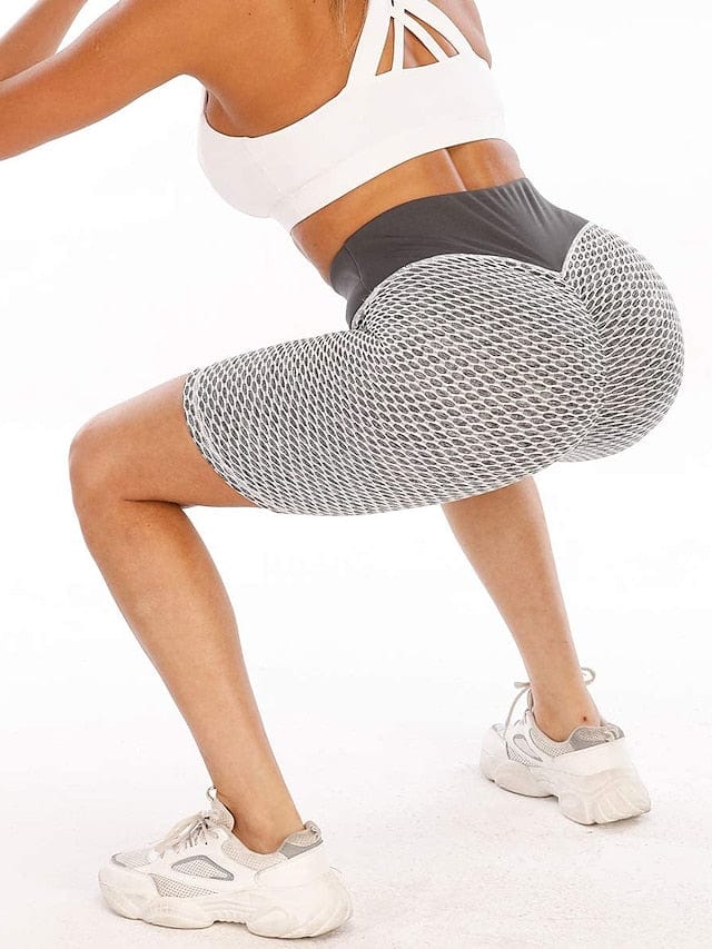 Yoga Fitness Shorts with Criss Cross Butt Lift and Squat-Proof Design for Women