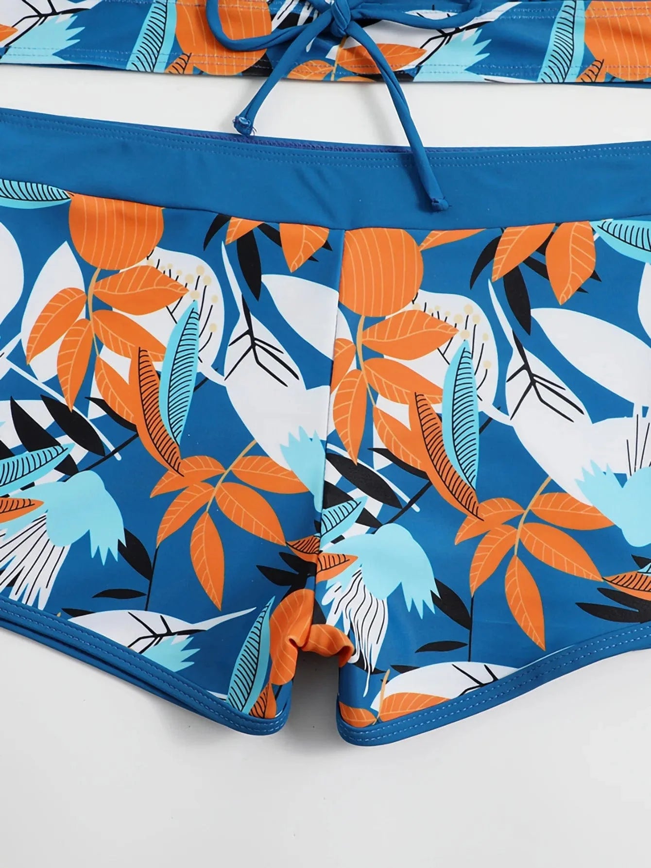 New Women's Bikini Sexy Split High Waist Swimsuit Lace Printed Solid Color Swimwear Women Bathing Suit