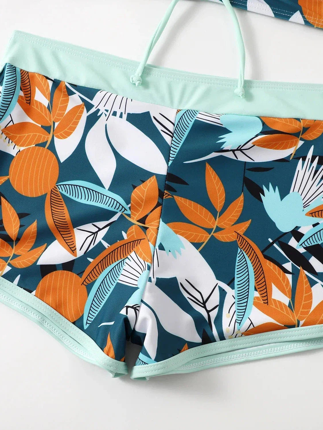 New Women's Bikini Sexy Split High Waist Swimsuit Lace Printed Solid Color Swimwear Women Bathing Suit