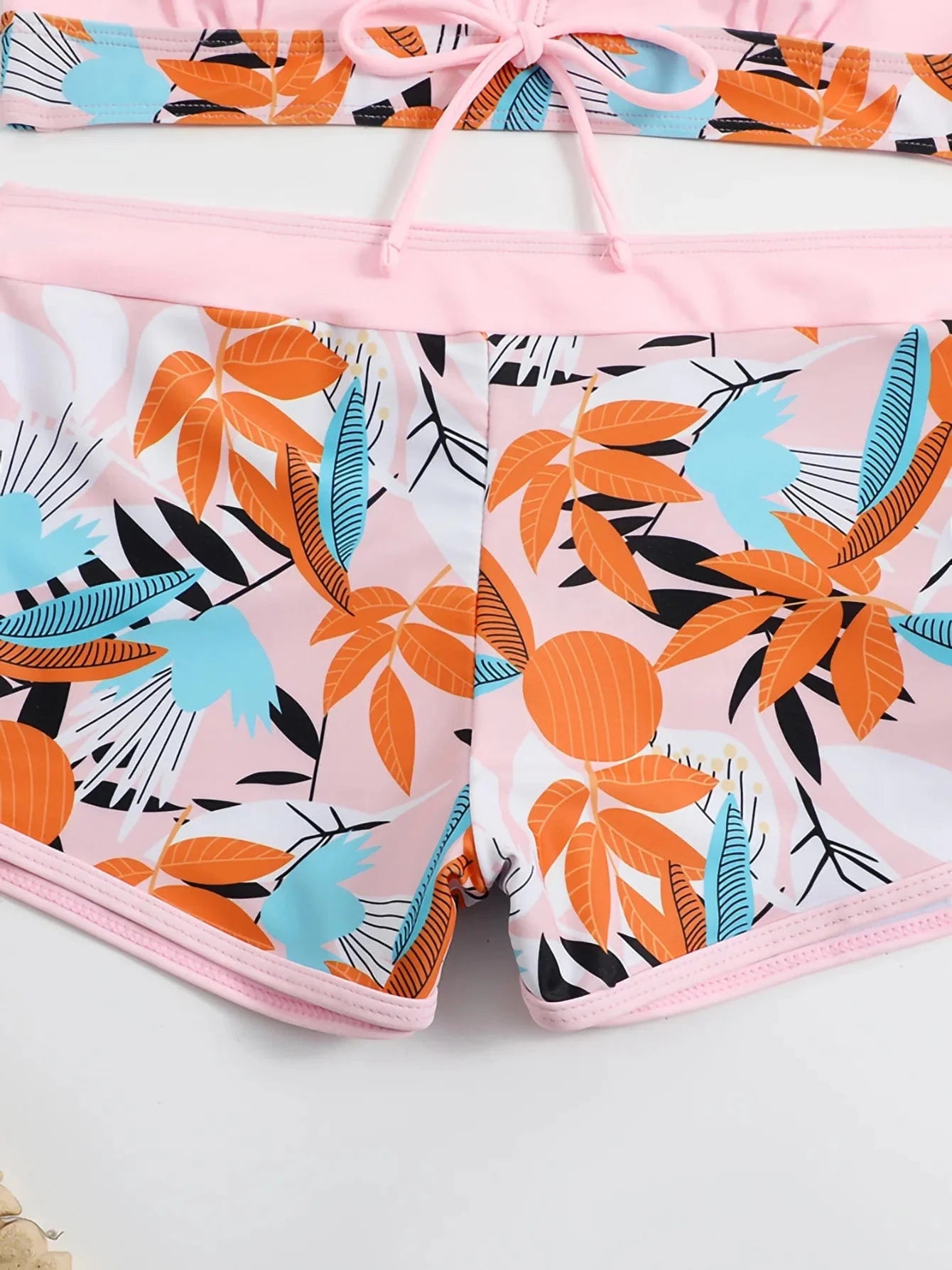 New Women's Bikini Sexy Split High Waist Swimsuit Lace Printed Solid Color Swimwear Women Bathing Suit