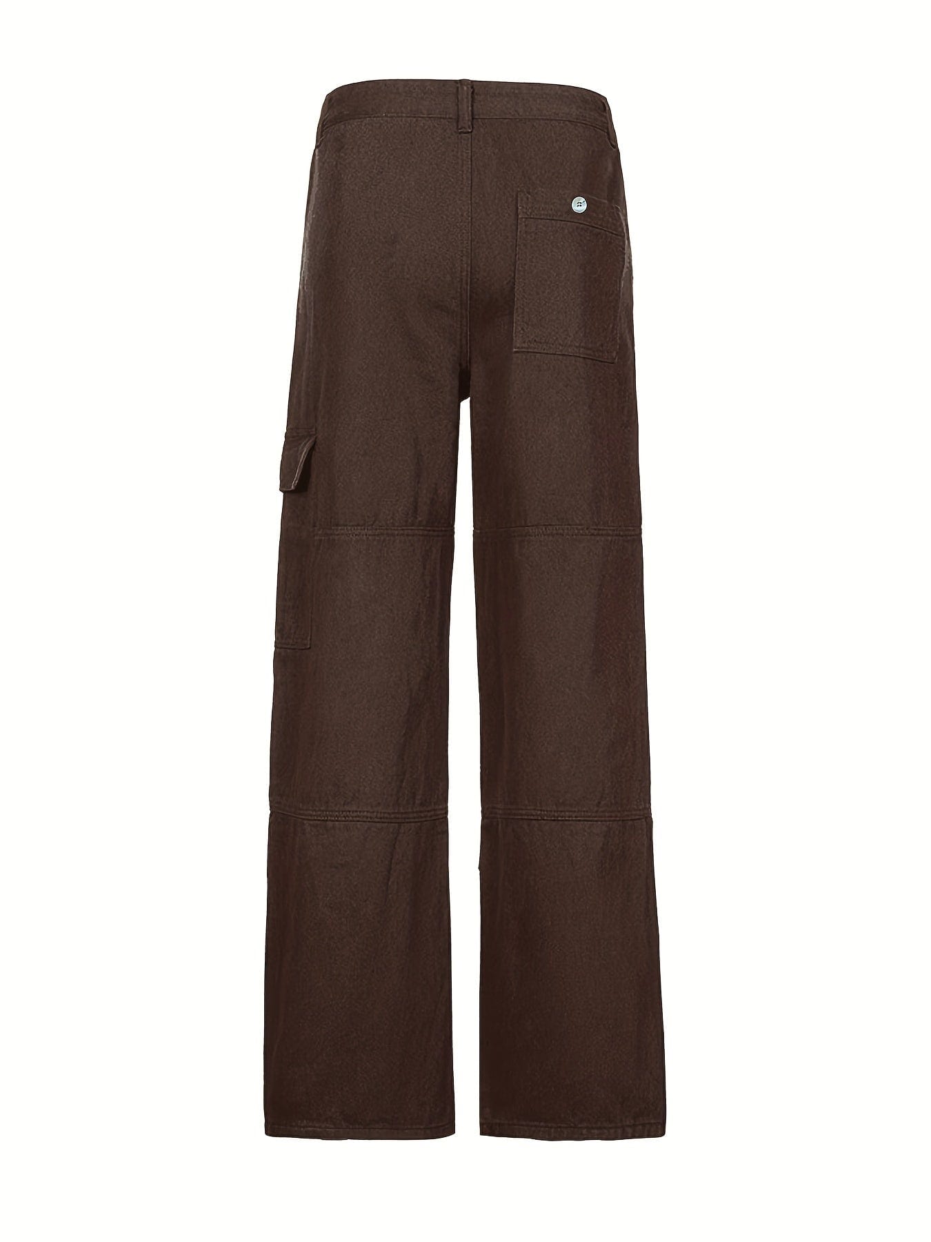 Y2K Vintage Style Square Pocket Loose Wide Leg Cargo Pants