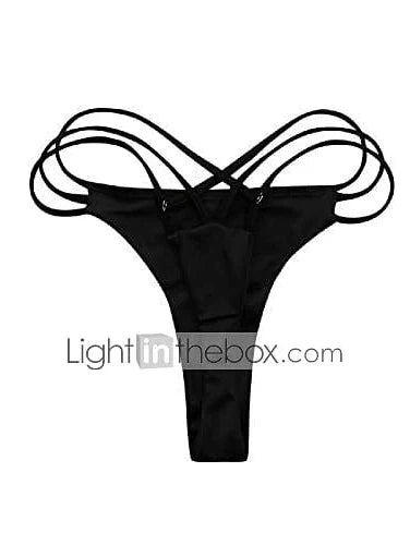 Yellow V-Wire Neckline Bikini Bottom