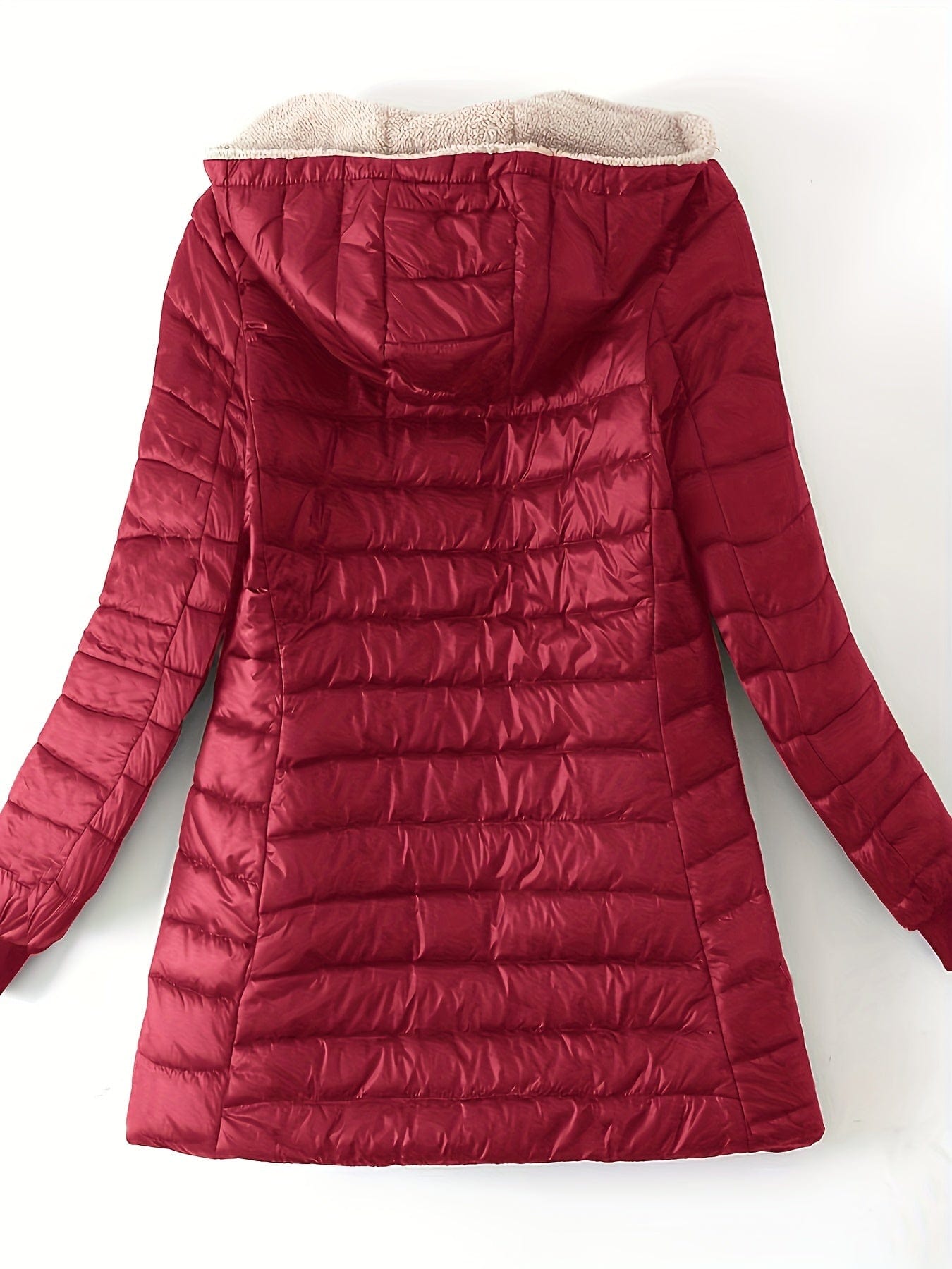 Zip Up Cozy Winter Warm Stylish Hooded Coat