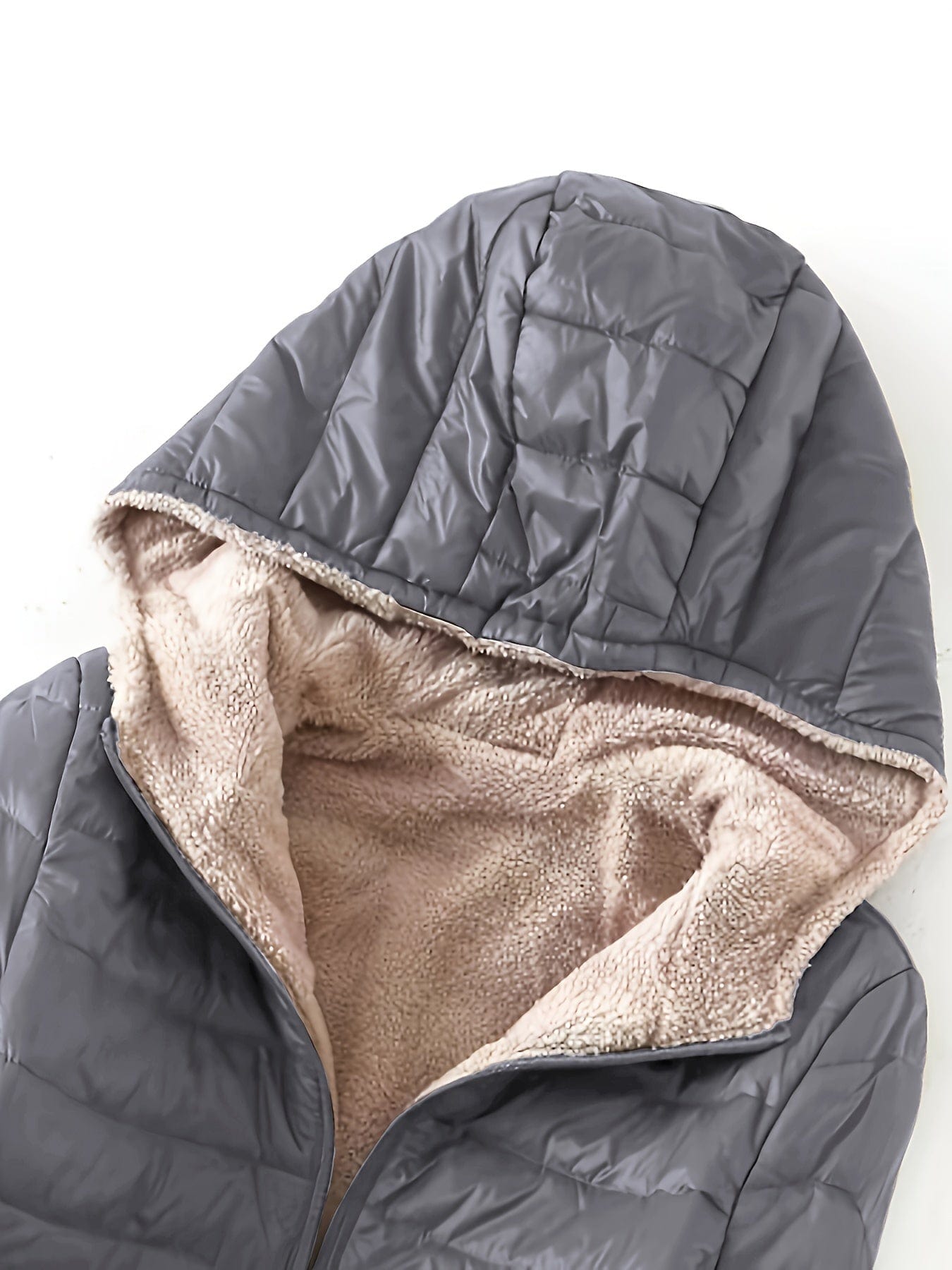 Zip Up Cozy Winter Warm Stylish Hooded Coat