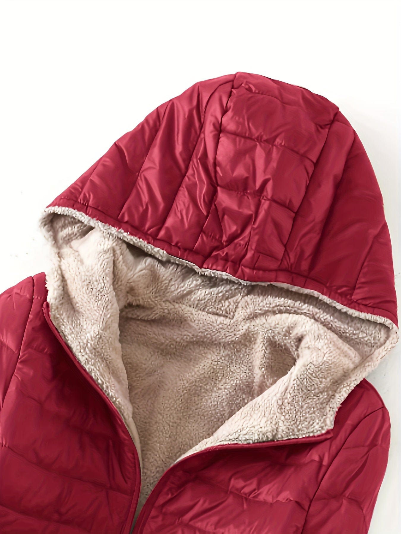 Zip Up Cozy Winter Warm Stylish Hooded Coat