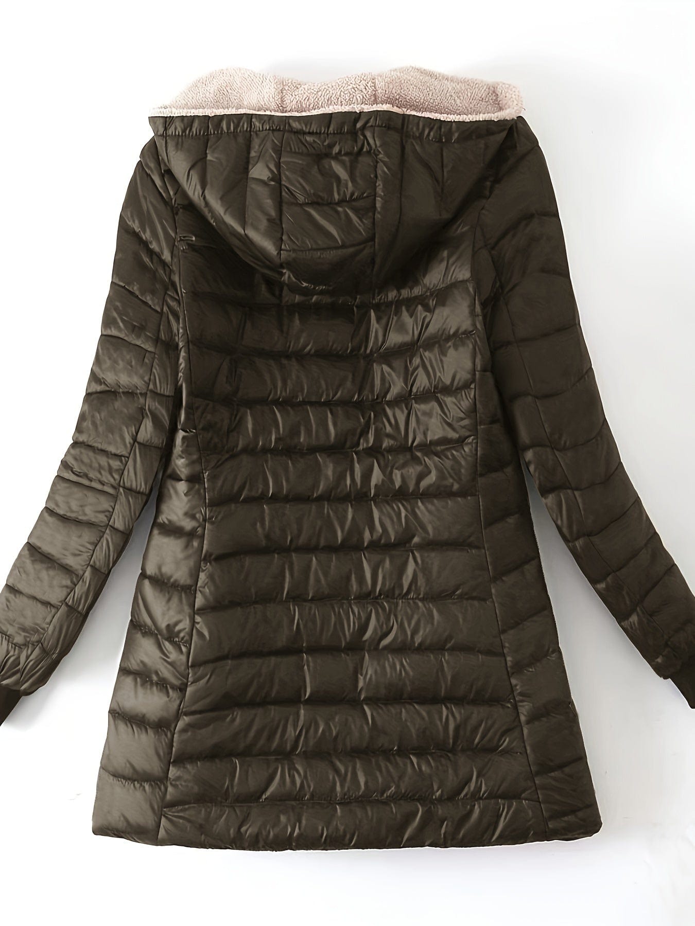 Zip Up Cozy Winter Warm Stylish Hooded Coat