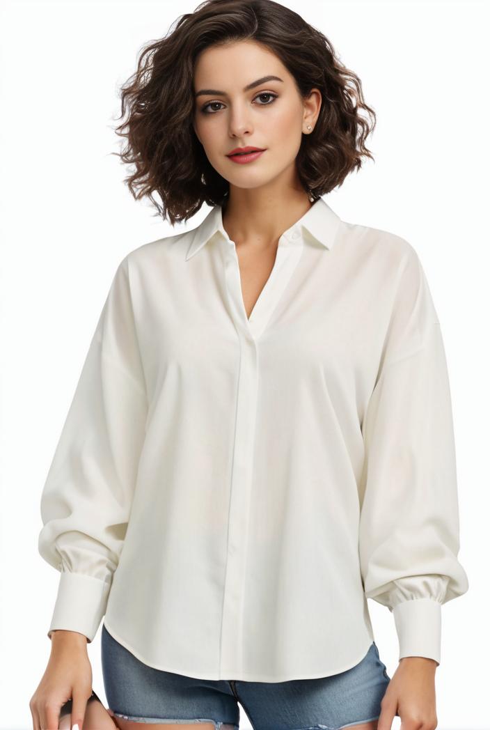 plus size casual blouse women s plus solid button up lantern sleeve turn down collar nipped waist blouse 101663