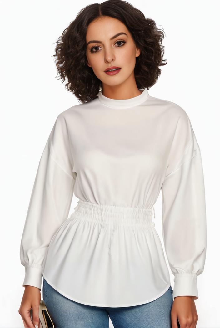 plus size casual blouse women s plus solid button up lantern sleeve turn down collar nipped waist blouse 101669