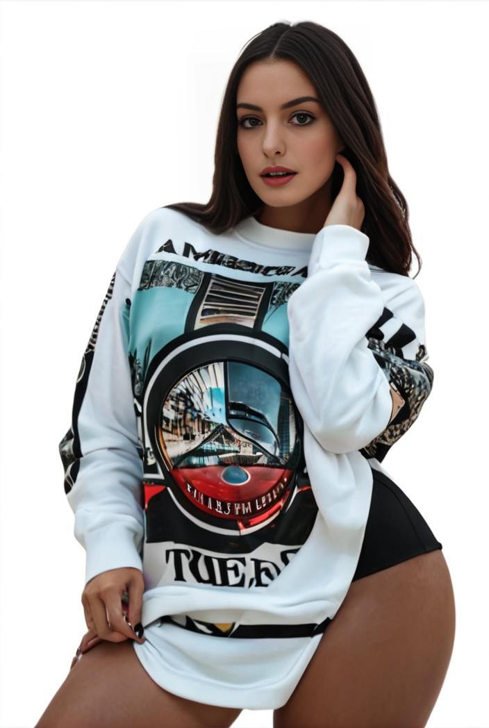 plus size casual sweatshirt women s plus graphic letter print long sleeve round neck slight stretch sweatshirt 101760