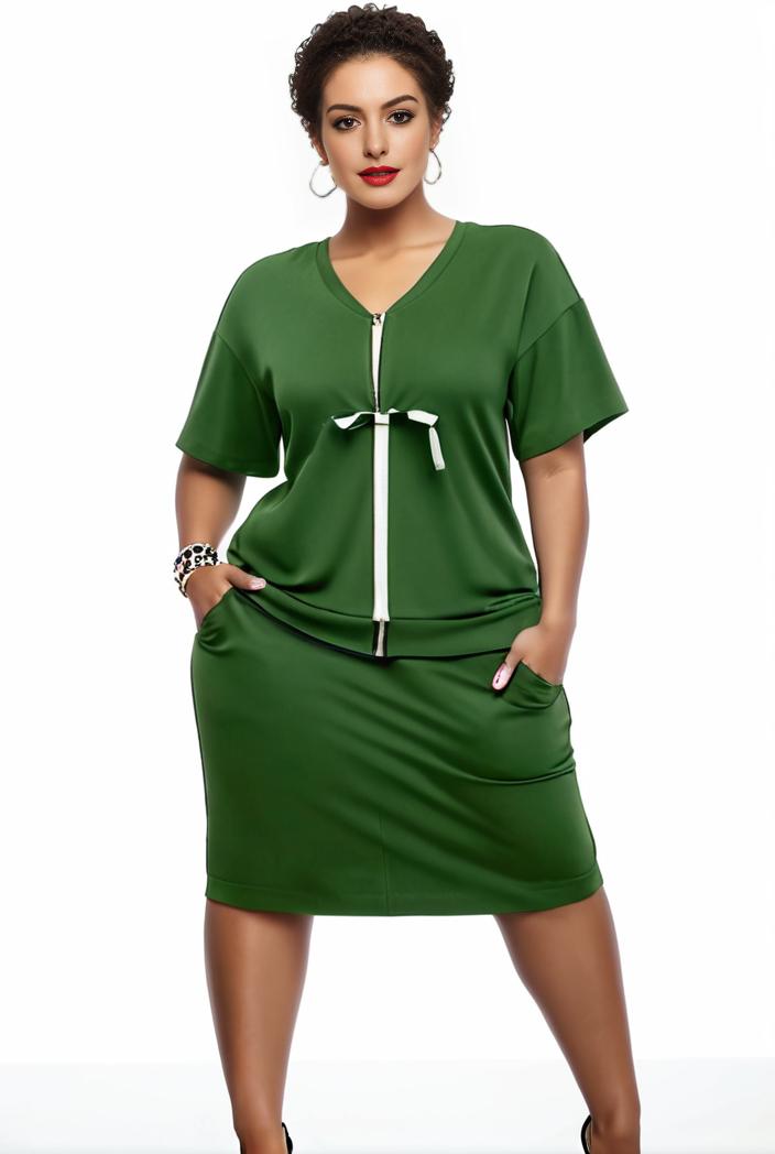 plus size faith letter print short sleeve midi dress with pockets women s plus slight stretch casual dress 102008