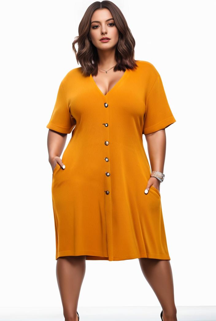 plus size faith letter print short sleeve midi dress with pockets women s plus slight stretch casual dress 102021