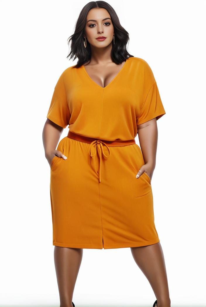 plus size faith letter print short sleeve midi dress with pockets women s plus slight stretch casual dress 102022