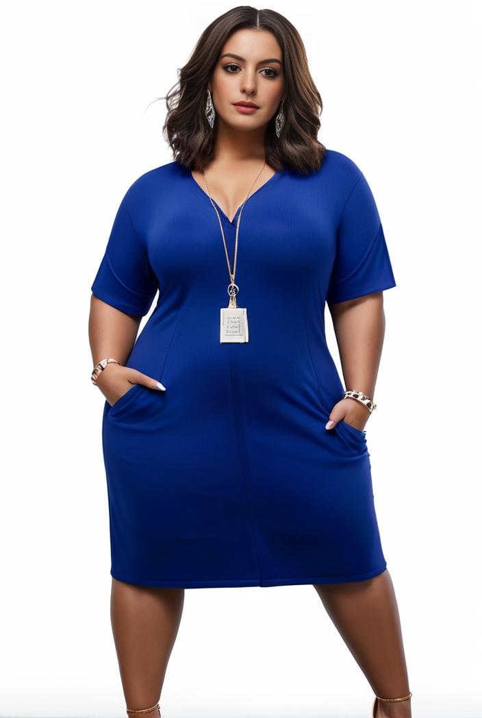 plus size faith letter print short sleeve midi dress with pockets women s plus slight stretch casual dress 102025