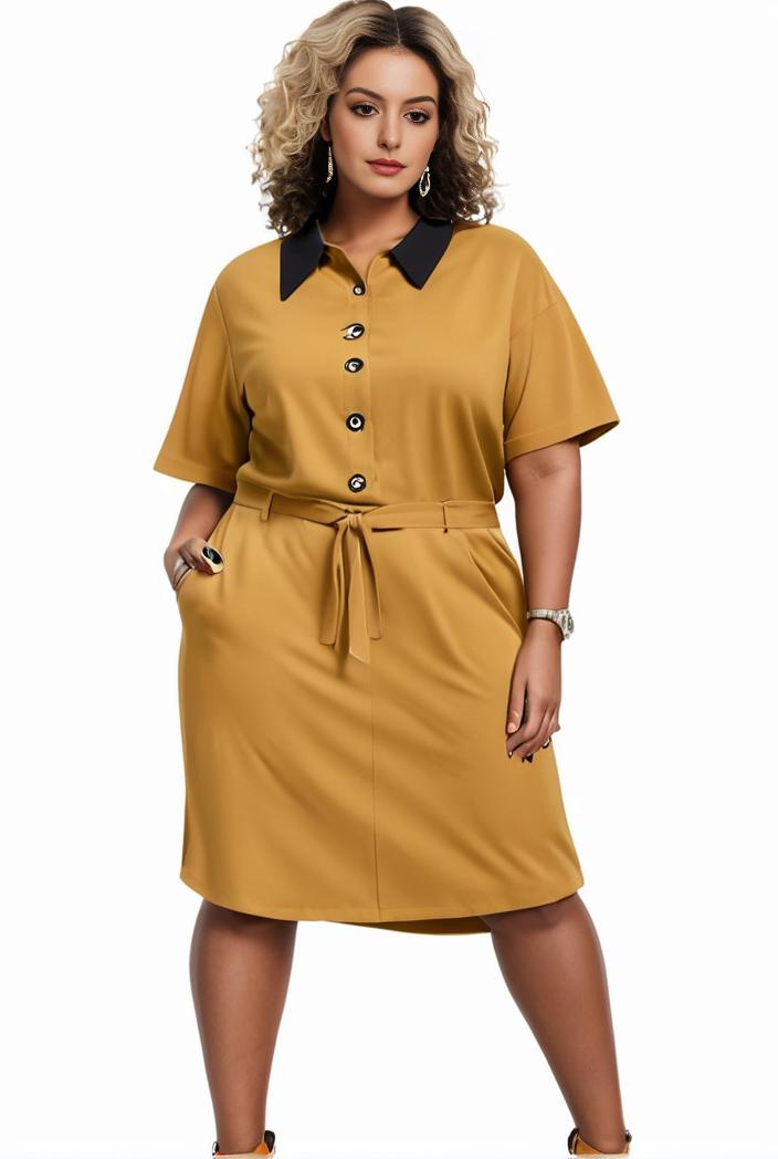 plus size faith letter print short sleeve midi dress with pockets women s plus slight stretch casual dress 102035