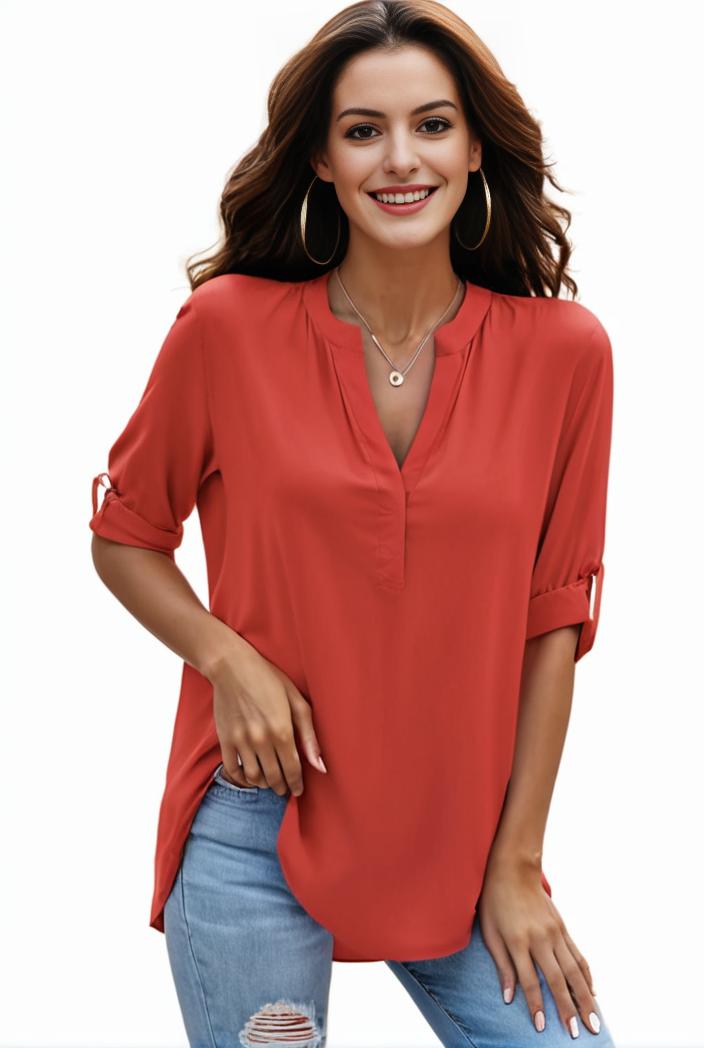 plus size formal shirt women s plus plain long sleeve turn down collar button up workwear shirt 102319