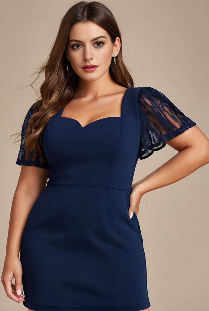 plus size sweetheart a line high slit maxi chiffon bridesmaid dress 104380