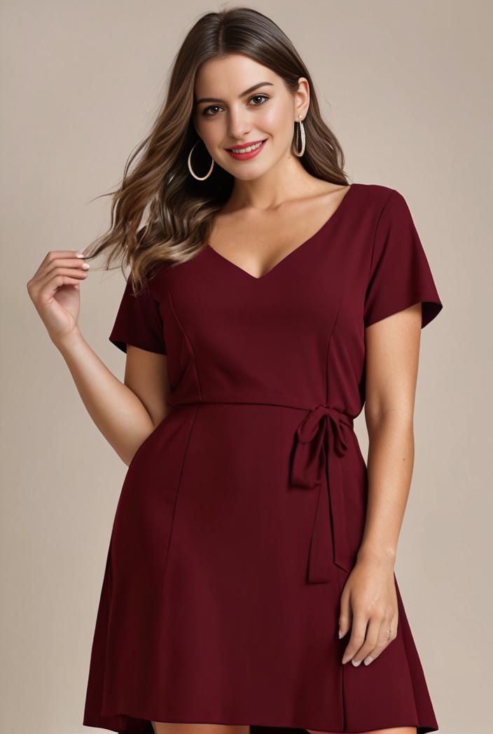 plus size sweetheart a line high slit maxi chiffon bridesmaid dress 104406