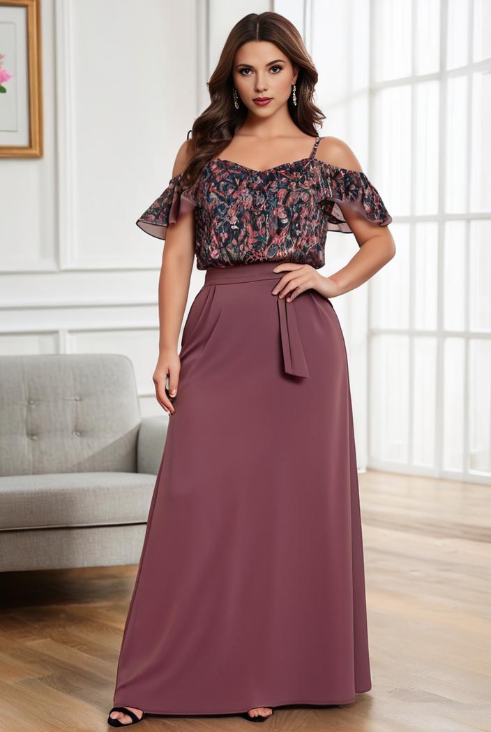 off shoulder spaghetti strap a line maternity dress 106943
