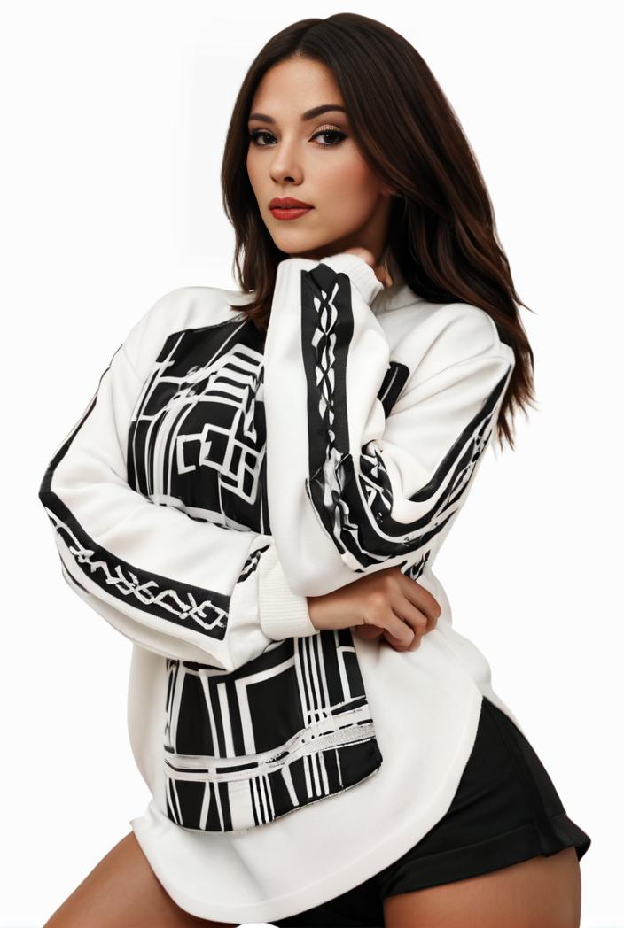 plus size casual sweatshirt women s plus graphic letter print long sleeve round neck slight stretch sweatshirt 108272