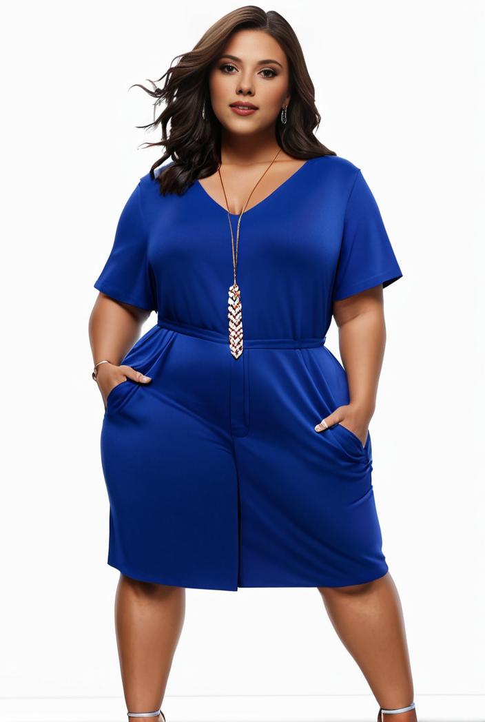 plus size faith letter print short sleeve midi dress with pockets women s plus slight stretch casual dress 108532
