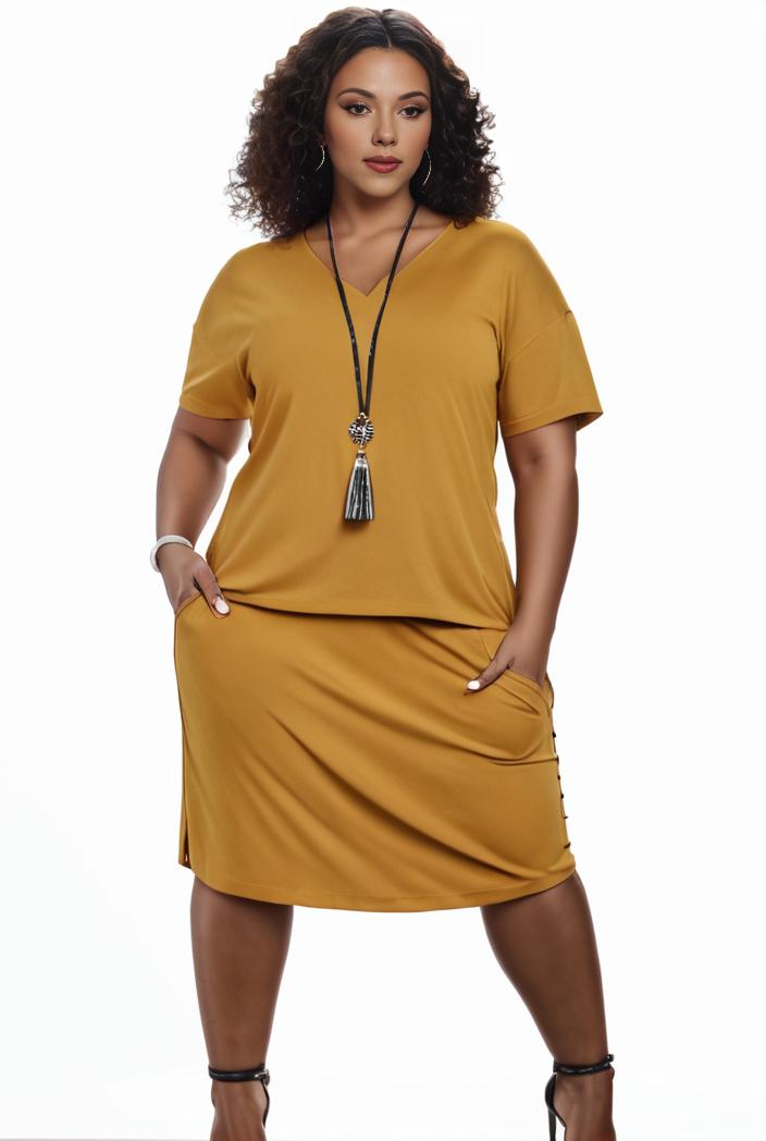 plus size faith letter print short sleeve midi dress with pockets women s plus slight stretch casual dress 108543