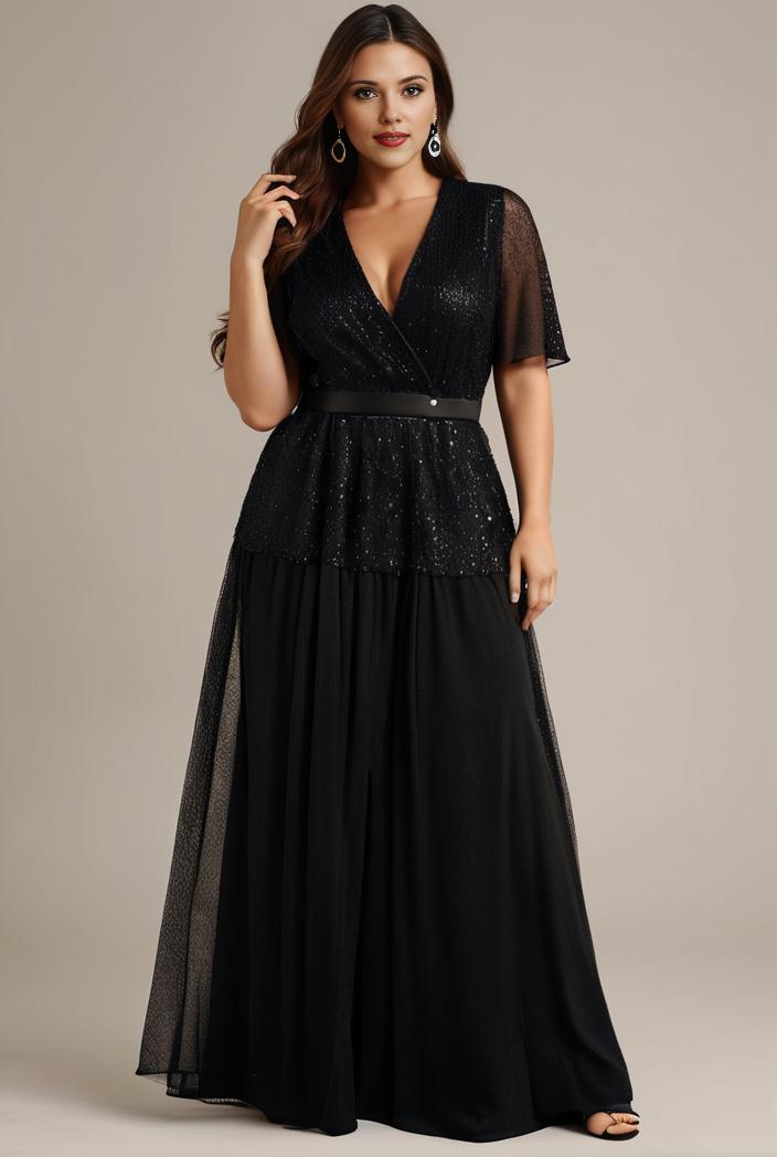 plus size floor length formal evening gowns for weddings 108617