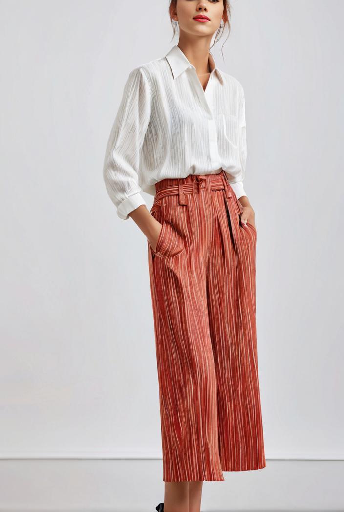 pleated high waist commuting temperament maxi dress 112052