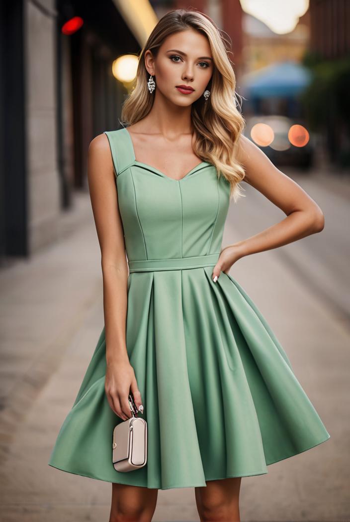 pleated satin a line double spaghetti strap v neck homecoming dress 112084