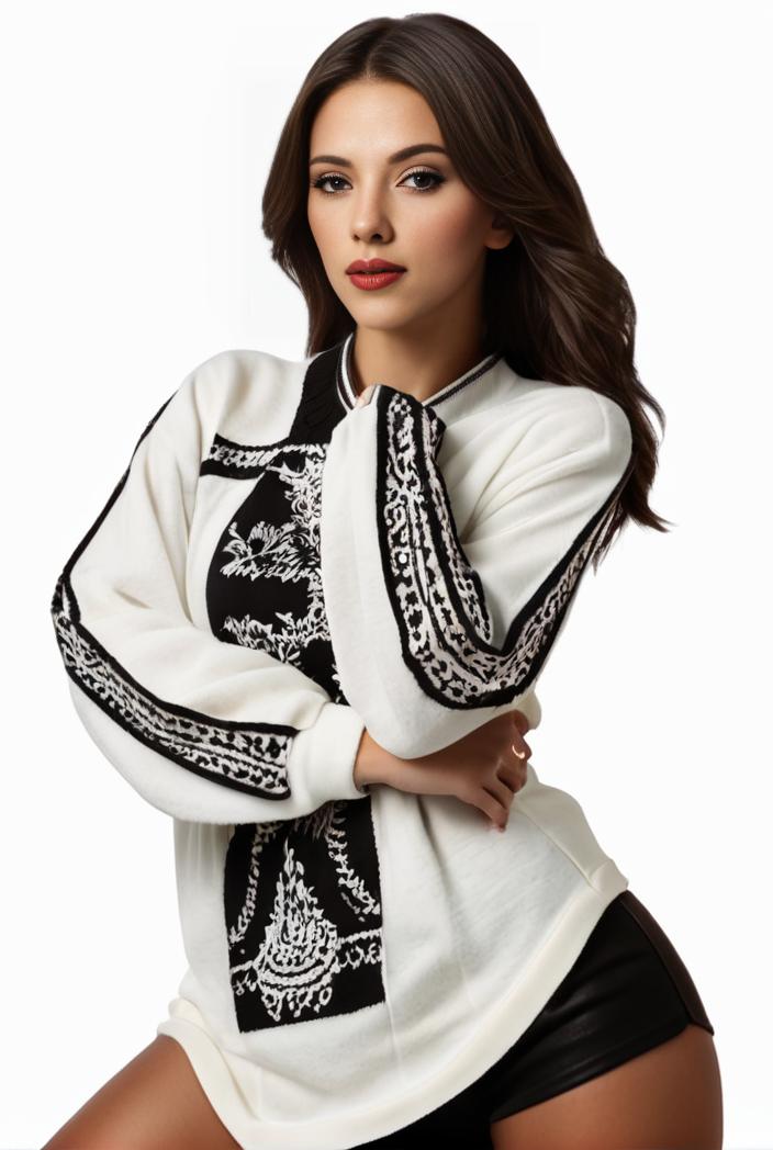 plus size casual sweatshirt women s plus graphic letter print long sleeve round neck slight stretch sweatshirt 113182