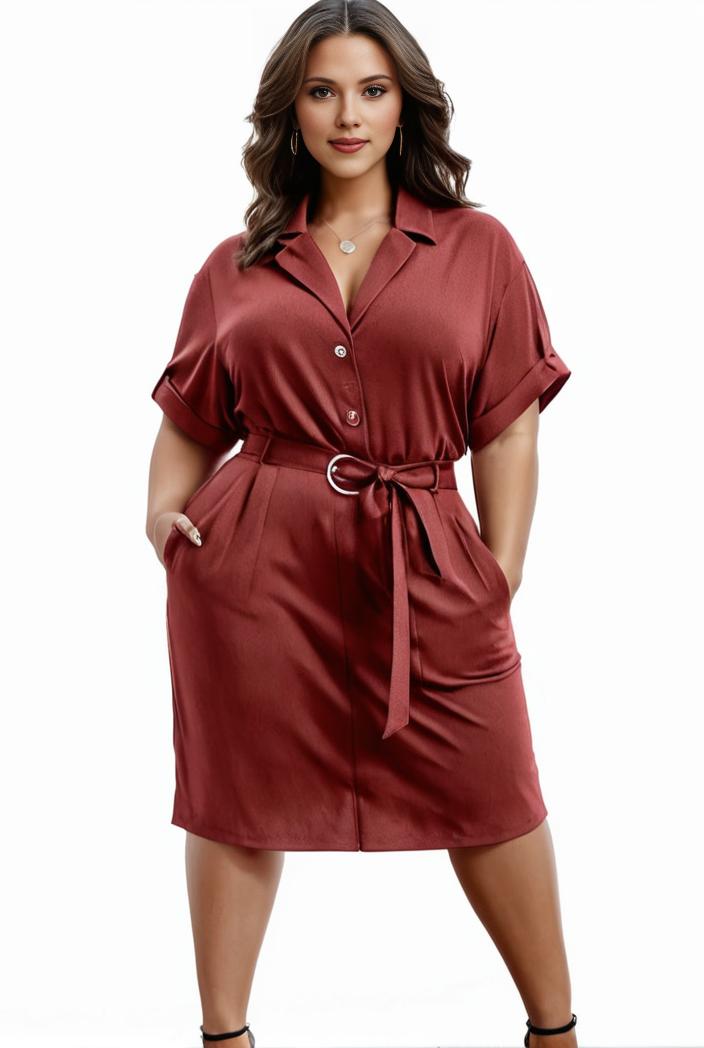 plus size faith letter print short sleeve midi dress with pockets women s plus slight stretch casual dress 113434