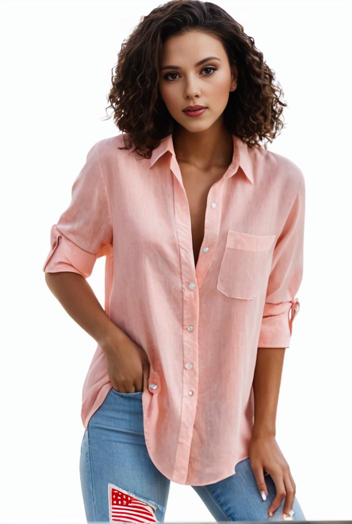 plus size formal shirt women s plus plain long sleeve turn down collar button up workwear shirt 113833