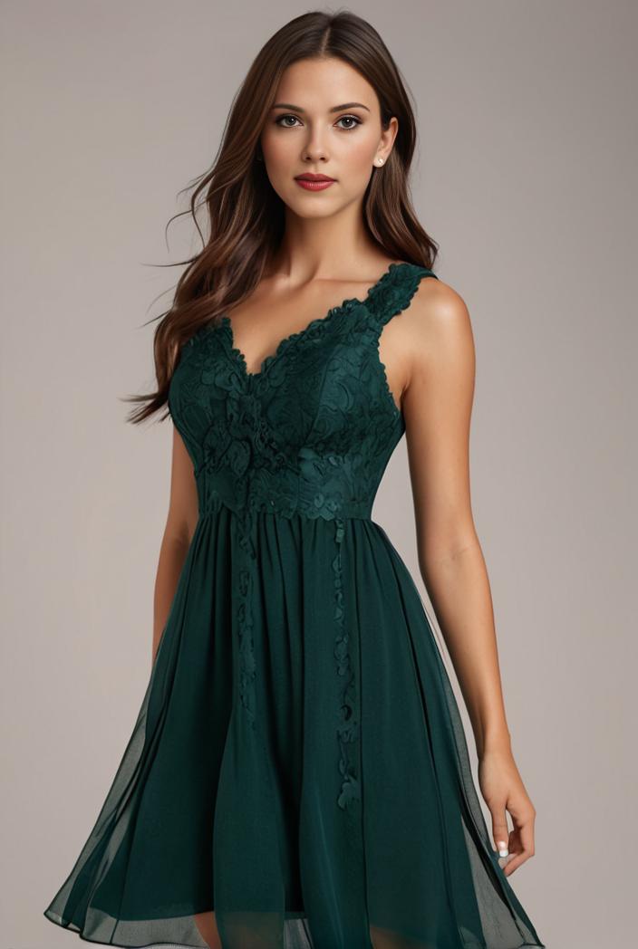 sequin bodice tulle high low evening dress with ribbon waist 117819