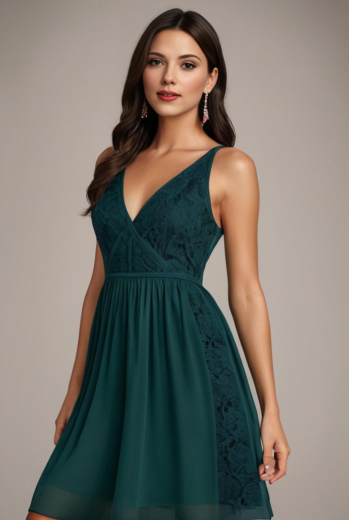 sequin bodice tulle high low evening dress with ribbon waist 117820