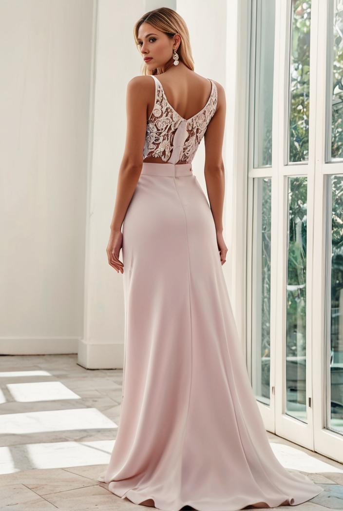 sleeveless v back tulle high low sequin appliques evening dresses 120471