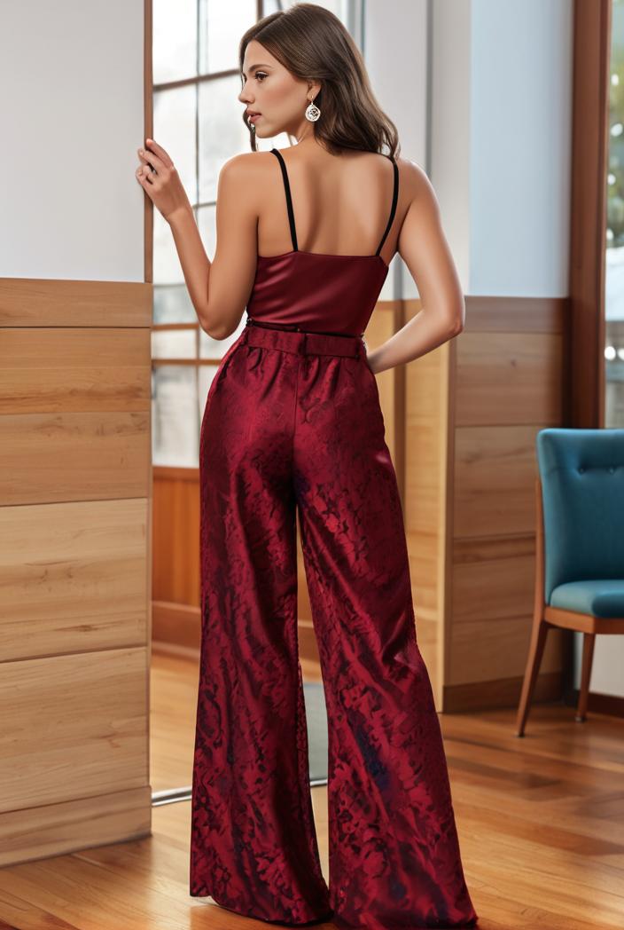 spaghetti strap 2 in 1 sheer evening dress 121277
