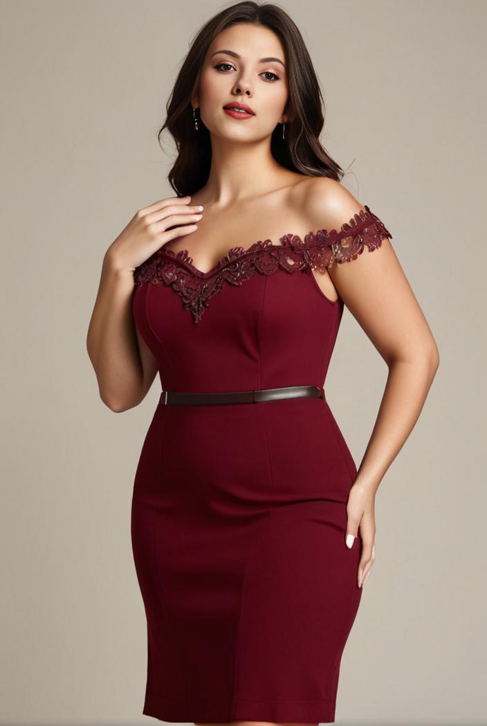 stylish plus size bodycon deep v neck sequin evening dress 121704