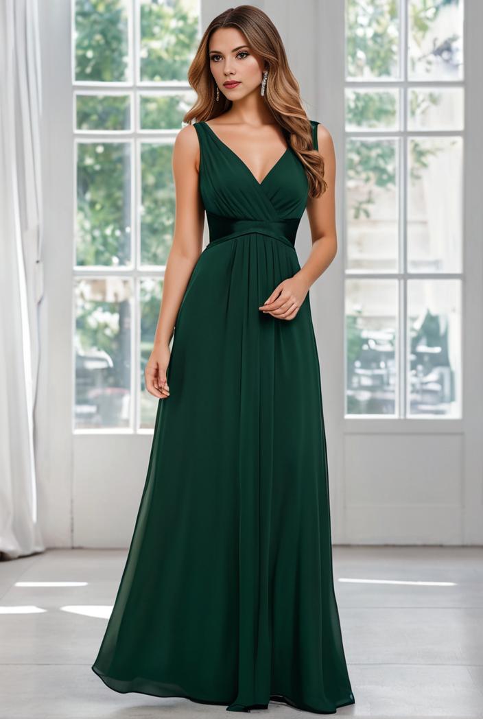 convertible chiffon lace open back spaghetti straps bridesmaid dress 123097